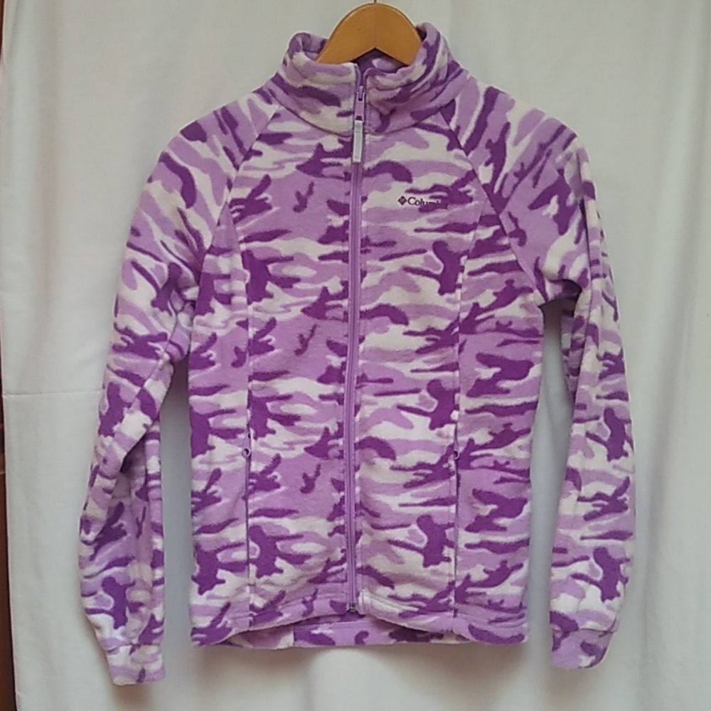 NWOT COLUMBIA JACKET 14  16 PURPLE CAMO
